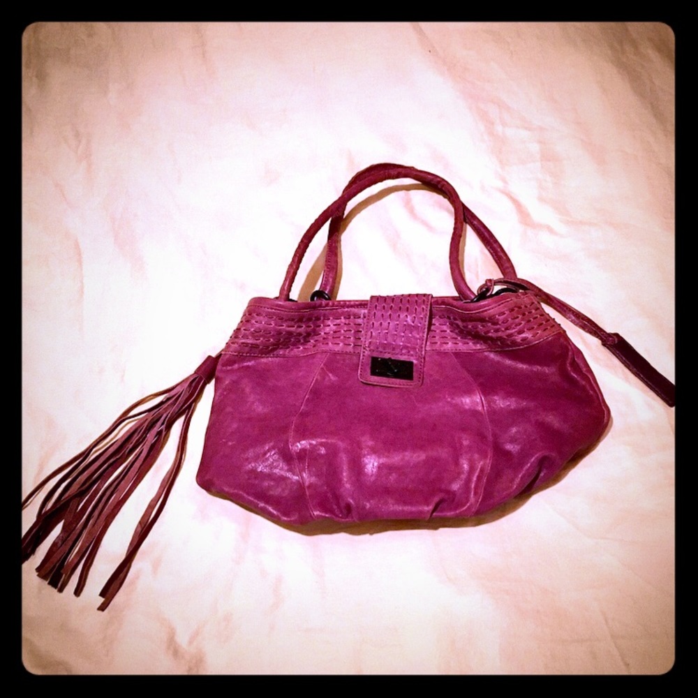 Joe’s Purple Fringe Handbag